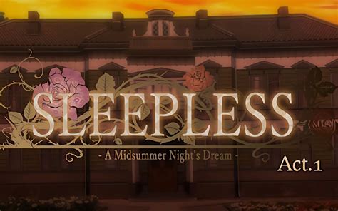 sleepless a midsummer nights dream the animation|Sleepless: A Midsummer Nights Dream 1